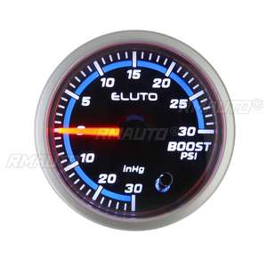 Jauge de voiture multifonction 7 couleurs 2'' (52mm) : Pression turbo, Pression huile (BAR/PSI), Température huile/eau, Température transmission, Tension - Product Image 2