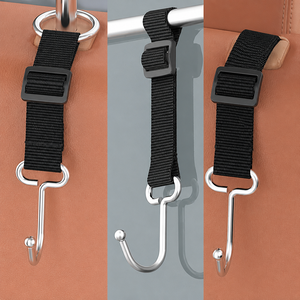 Gancho de Poliéster Jacquard para Carro, Gancho Ajustável para Encosto de Banco, Alça de Armazenamento de Nylon, Alça de Poliéster - Product Image 2