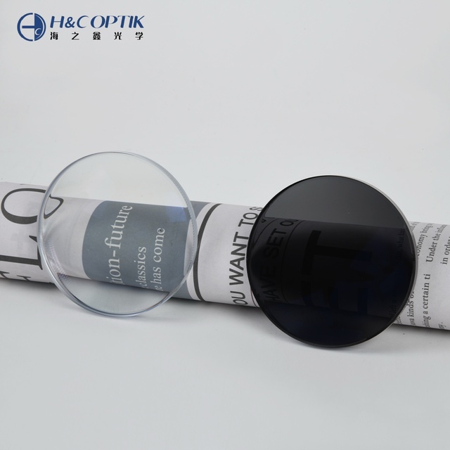 H&C Optik 1.50 Stock Lenses Super Hydrophobic Spin Coating Photochromic Single Vision Eyeglasses Optical Lens