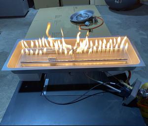 77 cm Rechteck Edelstahl Drop-In Gas Feuerstelle Brenner Kit System - Product Image 3