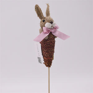 नया डिजाइन कृत्रिम शिल्प वसंत बंनी पार्टी के लिए ईस्टर खरगोश सजावट - Product Image 5