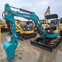Mini-excavatrice Kubota U-35, poids opérationnel 3500 kg, cabine avec climatisation, prête à l'emploi avec marteau hydraulique, excavatrice compacte