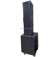 NXL 1000W 10 pulgadas matriz de línea activa bidireccional equipo de sonido de Audio de potencia altavoz de 44 columnas para conciertos Material de imán de neodimio