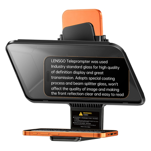Teleprompter Lensgo Tcoi 10P para Tablet, Laptop, Smartphone, Cámara, Bluetooth, Teleprompter Portátil, Transmisión en Vivo, Grabación de Video - Product Image 1
