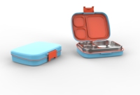 Boîte à lunch bento AIBAO sans BPA, chauffable, compatible micro-ondes et vapeur, 800 ml, compartiments, préparation de repas, plateau hermétique pour aliments pour bébés