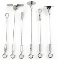 Beschichteter Stahl Gesenk augen anschluss Drahtseil kabel Metall ösen klemmen Crimp rohrs ch weißen Schweißen Schneiden von Stahldraht seilen
