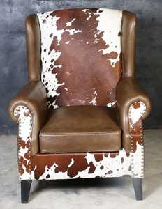 Canapé de luxe en cuir pleine fleur, cuir naturel, pieds en bois massif, mobilier de salon moderne et vintage - Product Image 6