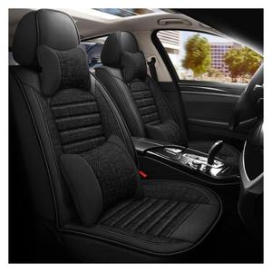 Sarung jok mobil kulit bisnis kain Linen, penutup kantung udara anjing depan belakang cocok untuk Renault Ecosport <span class=keywords><strong>Hyundai</strong></span> Lulu AnC2 - Product Image 6