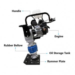 5,5-6.5hp Power Impact Rammer Soil Sand Impact Vibration Compactador con motor de núcleo y motor - Product Image 3