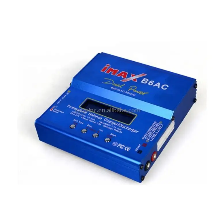 iMAX B6 AC 80W B6AC Lipo NiMH 3S/4S/5S RC Battery Balance Charger + EU/US plug power supply wire