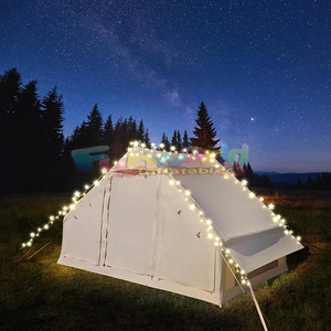 เต็นท์ผ้าใบเป่าลมกลางแจ้งสำหรับตั้งแคมป์6คนเต็นท์12sqm 6.3 7.5 420D อ็อกฟอร์ด2ห้อง - Product Image 1