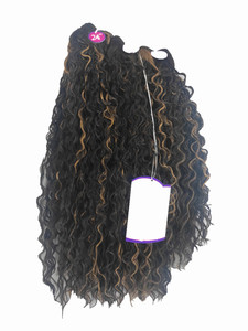 50% de réduction - Merveilleux tissage de cheveux synthétiques bouclés de marque originale WA.TREASURE 24 pouces, 22 pouces, 20 pouces, 250 grammes (9 oz) - Product Image 4