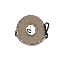 Laisse de dressage pour chien longue, personnalisée, de luxe, en PVC imperméable, résistante aux odeurs, pour l'extérieur et la plage