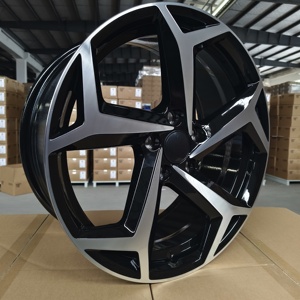 <span class=keywords><strong>Jantes</strong></span> en alliage d'aluminium SYAC <span class=keywords><strong>17</strong></span> <span class=keywords><strong>pouces</strong></span>, style original, 17x7.<span class=keywords><strong>5</strong></span> PCD5*112, face usinée noire, haute résistance et faible poids pour <span class=keywords><strong>Golf</strong></span> Polo - Product Image 6