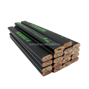 Zimmermannsbleistifte für Holzarbeiten Achteckige Schwarze Harte Schwarze Bau-Bleistifte Standard Maßgefertigte Bleistifte zum Markieren - Product Image 1