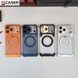 Metal Horse Face Mate 360 °   Funda Giratoria con Soporte para <span class=keywords><strong>iPhone</strong></span> 17 16 15 <span class=keywords><strong>14</strong></span> <span class=keywords><strong>13</strong></span> <span class=keywords><strong>Pro</strong></span> Max Samsung S22-S26 Ultra Anticaídas - Product Image 6