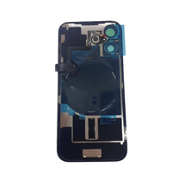 Para iPhone 16 16 Pro Max 16 Plus 16Pro, cubierta trasera de vidrio, carcasa trasera para puerta con Cable flexible inalámbrico, reemplazo de placa de Metal