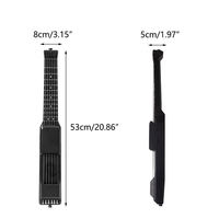 Mini Smart Electric Guitar Portable 7 12 Frets Digital Practice Instrument for Children Cross-Border Source Made Rosewood