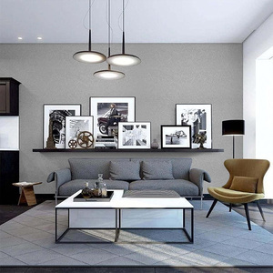 Có thể tháo rời màu xám bạc tường Giấy vỏ và dính không thấm nước PVC tự dính 3D lụa nổi màu xám Countertop liên hệ với hình nền - Product Image 4