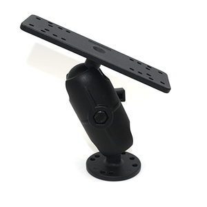 1.5" C Size <b>Plastic</b> Double Socket Arm Marine GPS Fishfinder Mount for Sonar Boat Canoe Kayak for Navigation & GPS - Product Image 2