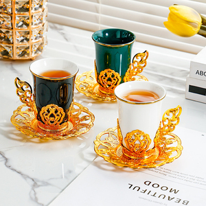 European-style ceramic <b>cups</b>, coffee <b>cup</b> <b>sets</b>, creative and simple home use, high appearance level <b>cup</b> piece <b>sets</b>, tea <b>cup</b> <b>sets</b> - Product Image 6