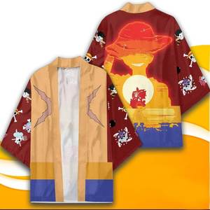 48 styles de t-shirts, capes, kimonos, haori et yukata d'anime japonais pour cosplay de <span class=keywords><strong>Luffy</strong></span>, Zoro, Nami, Sanji, vêtements unisexes - Product Image 5