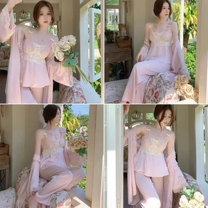 Women's Ice Silk Suspender Vest Low Priced Summer Sexy Lingerie With Water Ripple Pattern Strap Chest and Sleeveless Design - Product Image 2