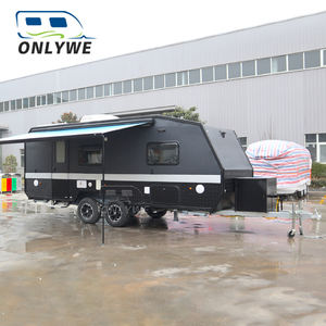 ONLYWE Mini <span class=keywords><strong>caravane</strong></span> automobile personnalisée la plus populaire, camion de camping 4x4, camping-car tout-terrain, camping-car hybride, petite <span class=keywords><strong>caravane</strong></span> avec salle de bain - Product Image 1