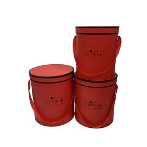 Caja de Regalo Redonda Personalizable en Color Macaron, con <span class=keywords><strong>3</strong></span> Compartimentos para Flores, con Asa, Materiales Reciclados, Disponible en Stock - Product Image 6