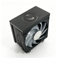 Ventilateur de refroidissement pour PC de bureau 6H120BCO1 avec 6 caloducs, ventilateur PWM ARGB de 120 mm pour Intel LGA 1700 1851 1200 AMD AM5 AM4, ventilateur de refroidissement pour jeux