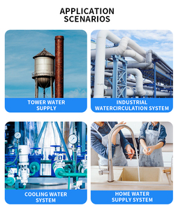 Bomba Centrífuga de 2 HP, Bomba Multietapas de Alta Presión, Bombas Centrífugas Horizontales para Suministro de Agua Industrial - Product Image 6