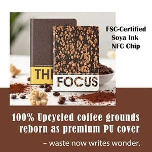 도매 A5 친환경 코르크 커피 그라운드 노트북 사용자 정의 로고 메모장 기업 비즈니스 오피스 프로모션 주간 플래너 - Product Image 2