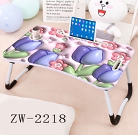 Table pliante compacte 2025 pour ordinateur portable, petite table de lit pour dortoir, table paresseuse, bureau d'ordinateur en MDF avec cadre métallique, directement du fabricant, convient aux ordinateurs portables jusqu'à 17 pouces