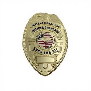 Distintivo Personalizzato 3D per Vigili del Fuoco, Detective Privati, <span class=keywords><strong>Cappellani</strong></span> e Addetti alla Sicurezza - Product Image 3