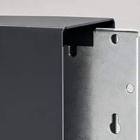 Boîtier de distribution extérieur étanche IP66 en acier, armoire électrique verrouillable avec porte scellée, OEM