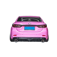 Diffuseur arrière noir brillant, kit carrosserie arrière compact pour Mazda6 Atenza