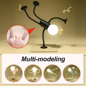 Lampe de nuit amusante en forme de sportif, à piles, pour chambre, salle de bain, couloir, cuisine, décorations de Noël - Product Image 3