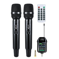 Microphones sans fil doubles M510, micro rechargeable, système de microphones sans fil avec récepteur, micros karaoké pour chanter, fête à domicile