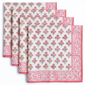 Living Dining Napkins Pure <b>Linen</b> Rectangle Table Napkins 50x50cm Multi <b>Printed</b> Customized Color Handmade Bulk Product - Product Image 2