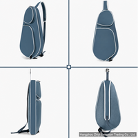 Sac de sport multifonctionnel grande capacité pour pickleball, tennis, badminton, padel, sac à bandoulière pour raquettes de sport en plein air, vente en gros