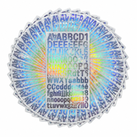 Autocollants personnalisés holographiques irisés en forme de lettres de l'alphabet, décalcomanies laser arc-en-ciel numérotées pour le scrapbooking DIY et la décoration de coques de téléphone