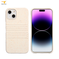 Dropshipping Coquille de paille de blé biodégradable pour iPhone 12 15 Plus Pro Max Compatible Case Screen Protector Environmental