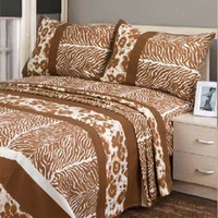 NICE DESIGN PRINT BED SHEET SET Gewebter Twill-Stil mit Polyester füllung Bequemes und stilvolles Bettwäsche set