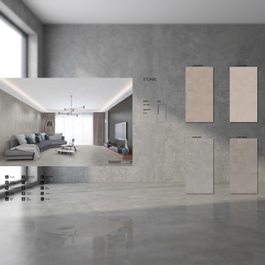 Losas de Cerámica Sinterizada Fox Marble, Formato Jumbo 1200x2400mm, Breccia Estrella Ice, para Baños de Lujo y Centros Comerciales - Product Image 4