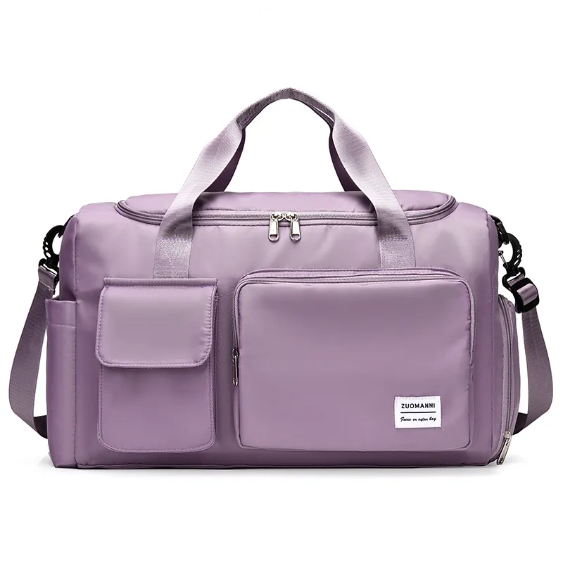 도매 대용량 수하물 스포츠 여행 가방 여성 방수 토트 체육관 핑크 더플 가방