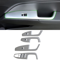 Accessoires intérieurs de voiture ABS, protection de l'interrupteur de commande de lève-vitres pour Hyundai Elantra 2017