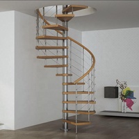 Escalier en colimaçon moderne minimaliste, couleurs et matériaux personnalisables, escalier avec marches durables