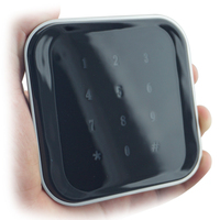 Lecteur Rfid IP67 à cadre métallique 13.56Mhz/125khz, clavier de lecteur de contrôle d'accès de porte Wiegand