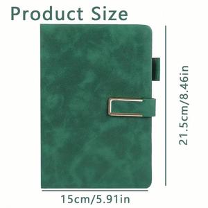 Libreta de Direcciones con Espiral, Tapa Dura de Cuero de Poliuretano, Logotipo Grabado, Tamaños A5, A4, B5, Páginas Gruesas de Primera Calidad, 80 Páginas - Product Image 3