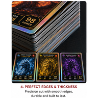 Cartes à collectionner personnalisées, cartes à collectionner premium sur le thème de l'anime pour enfants, cartes à collectionner de dessins animés, cartes à échanger, jeux de société, usine de jeux de société personnalisés